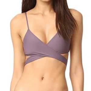 L*SPACE Swim Wrap Swim Top